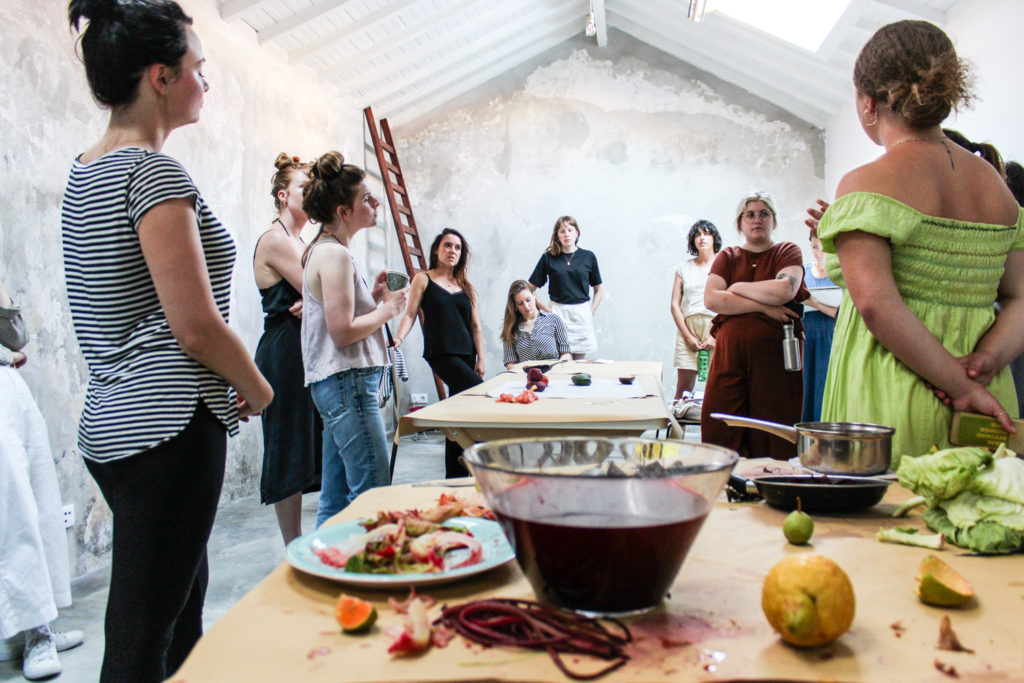 Fermentation workshop at the 2019 Illustration Summer School, Porto, Portugal. Image courtesy Karen Lacroix.