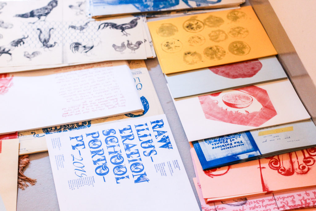 Riso printing at the 2019 Illustration Summer School, Porto, Portugal. Image courtesy Karen Lacroix.