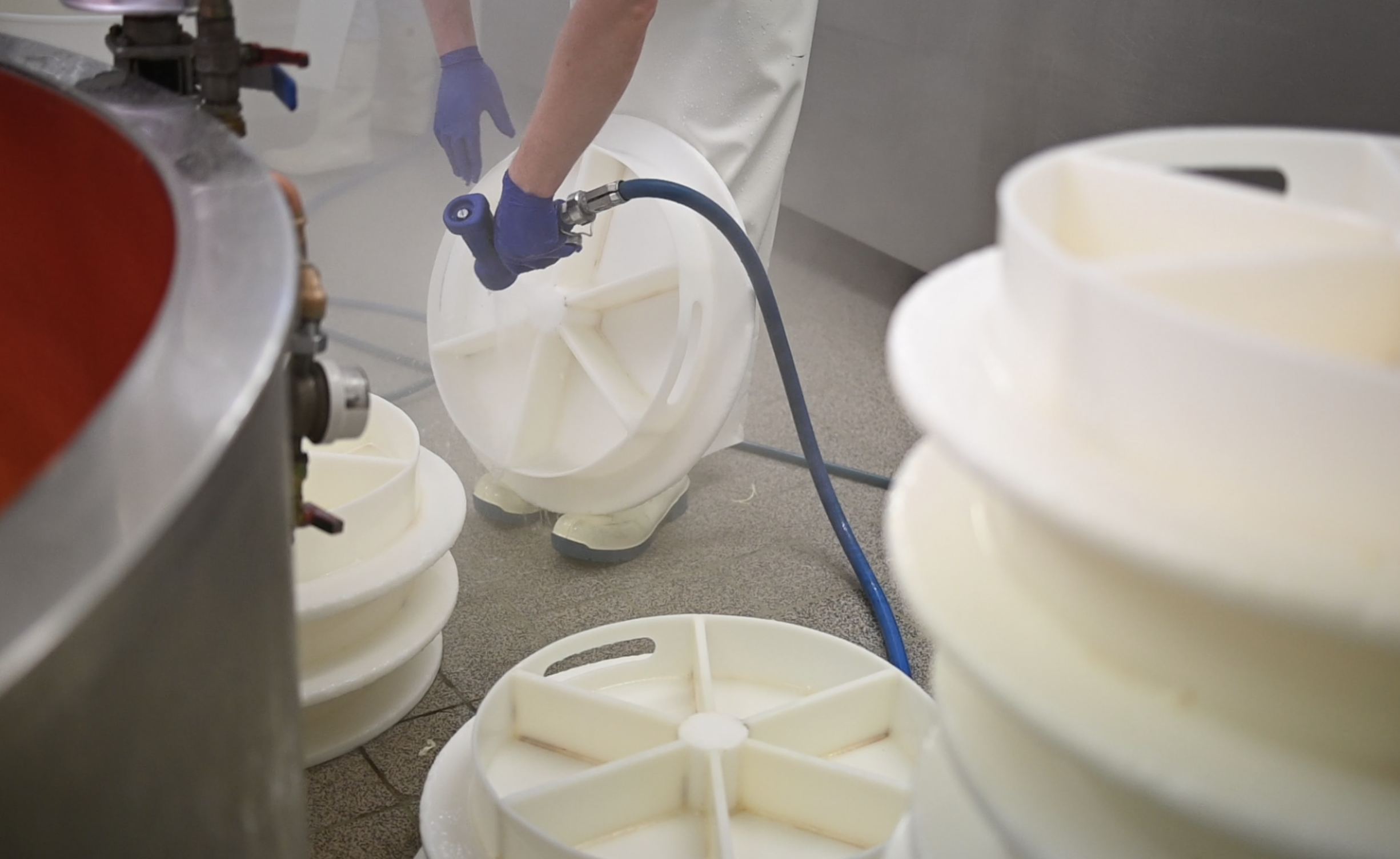 Cheese production in Bregenzerwald, Austria 2021. Photo © Philipp Kolmann