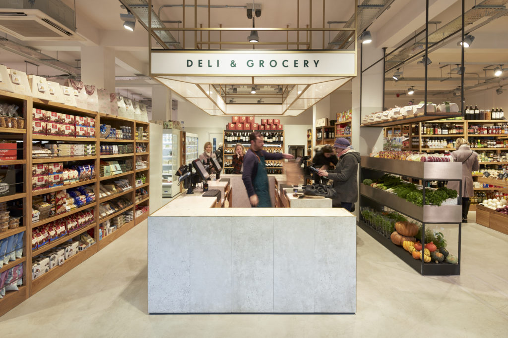 Panzer's Deli and Grocery in St John’s Wood, London was originally opened in 1944. Redesign by Holland Harvey architects. Photo © Adrian Lambert, courtesy Holland Harvey.