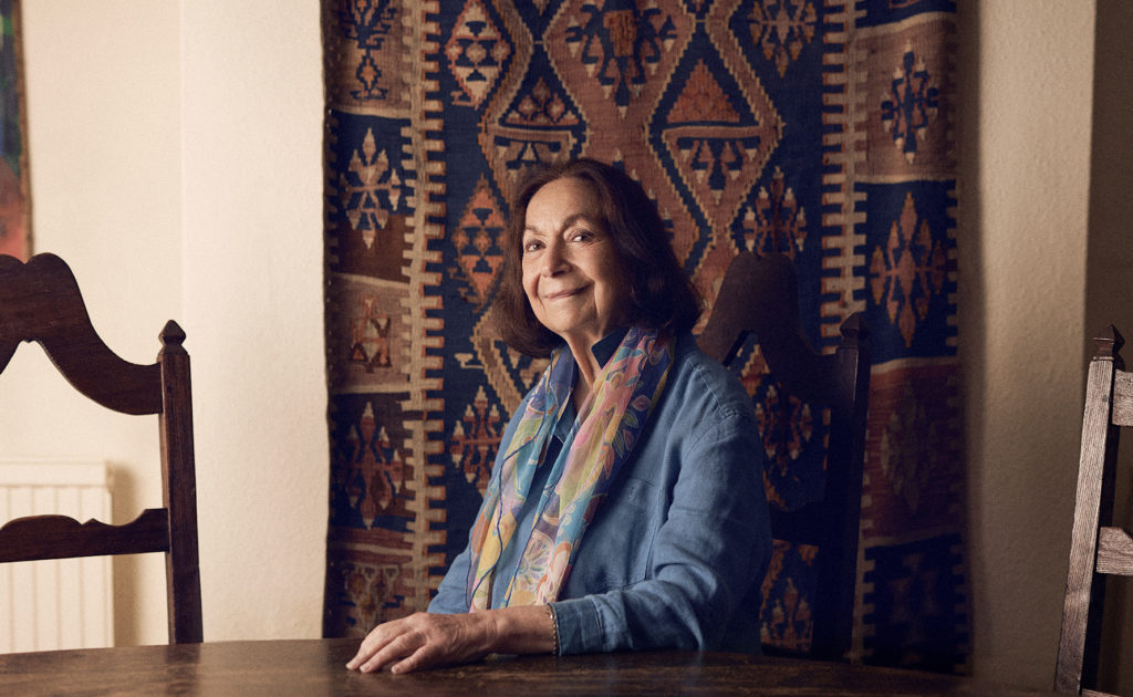 "No Cookery Books", The Common Table. Claudia Roden CBE at home in London in 2021. Photo © Stuart Simpson, courtesy Claudia Roden.